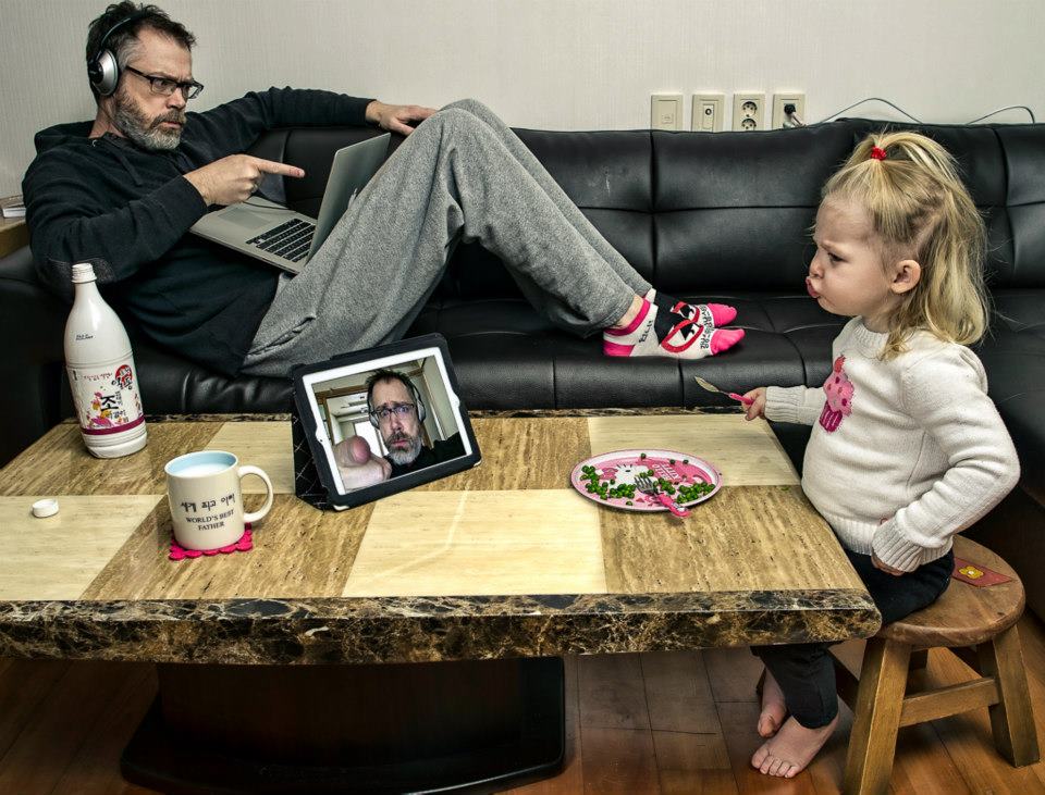 Απίθανη φωτογράφιση πατέρα με κόρη