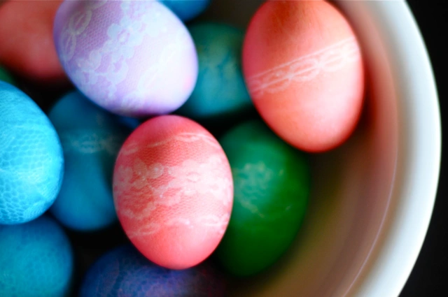 Πασχαλινά δαντελένια αβγά….