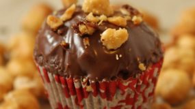 φανταστικα Cupcakes σοκολάτας με noutella με 3 μόνο υλικά