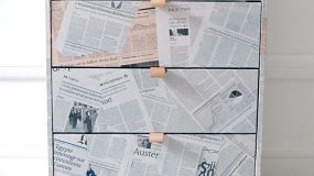 Διακόσμηση και ανακύκλωση με εφημερίδες-ΚΑΤΑΣΚΕΥΗ
