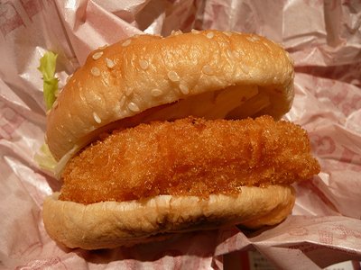 Fish sandwiches at Burger King
