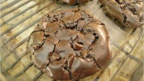 Μαλακά σοκολατένια cookies brownies χωρίς αλεύρι