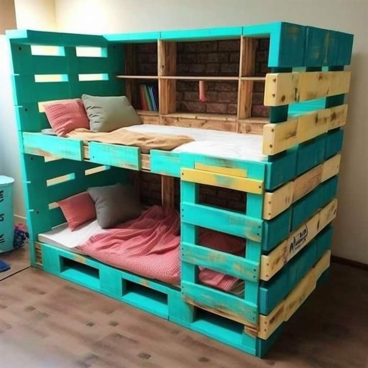 Ιδέες για ΠΑΙΔΙΚΑ - ΝΕΑΝΙΚΑ δωμάτια από ΠΑΛΕΤΕΣ !