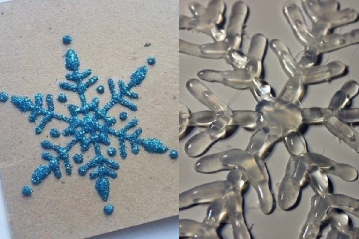 Εύκολα Χριστουγεννιάτικα στολίδια από κόλλα σιλικόνης