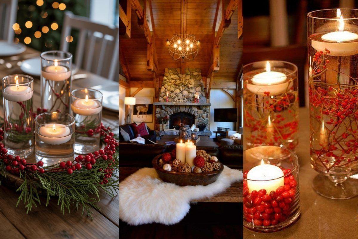 Χριστουγεννιάτικα κηροπήγια -Οι καλύτερες ιδέες