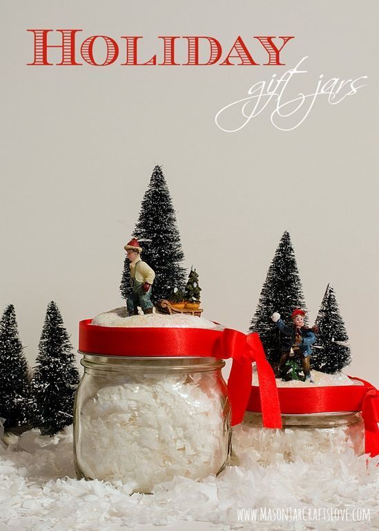 11 χριστουγεννιατικες κατασκευές με γυάλινα βαζάκια!