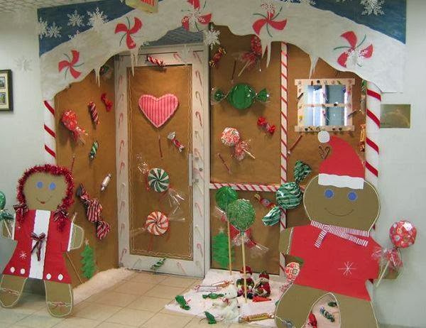 Ιδέες για χριστουγεννιάτικες πόρτες!