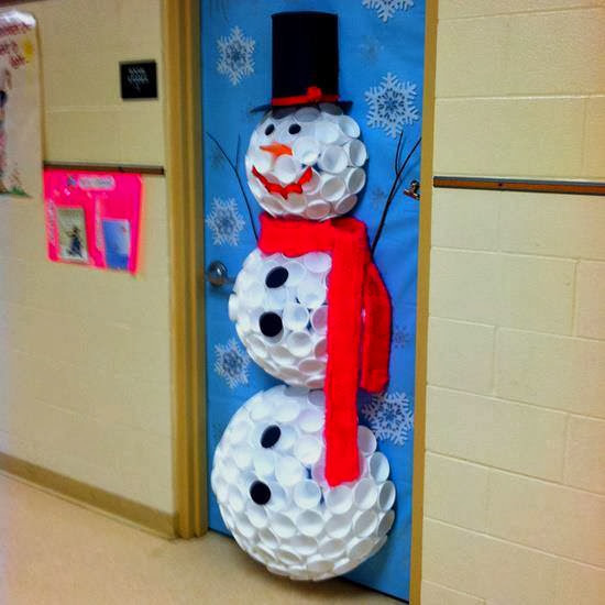 Ιδέες για χριστουγεννιάτικες πόρτες!