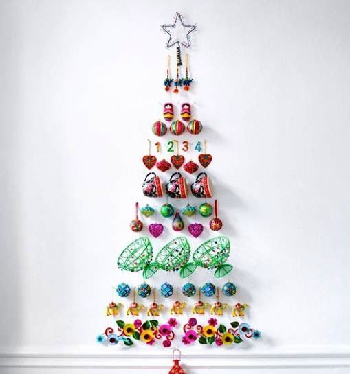 Χριστουγεννιάτικο-δέντρο-στο-τοίχο- Χριστουγεννιάτικο-δέντρο-στο-τοίχο-