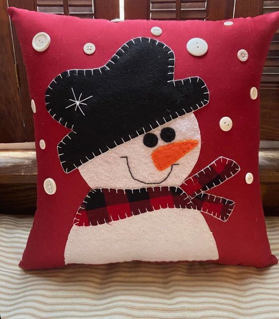 μαξιλάρι-χιονάνθρωπος- μαξιλάρι-χιονάνθρωπος-