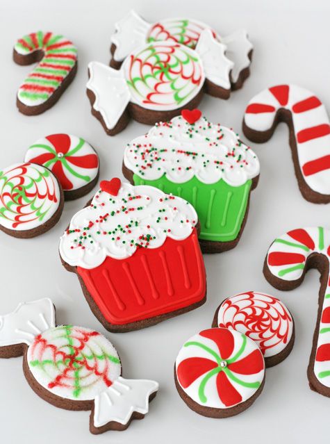 Peppermint Candy Christmas Cookies - by Glorious Treats #holidayentertaining