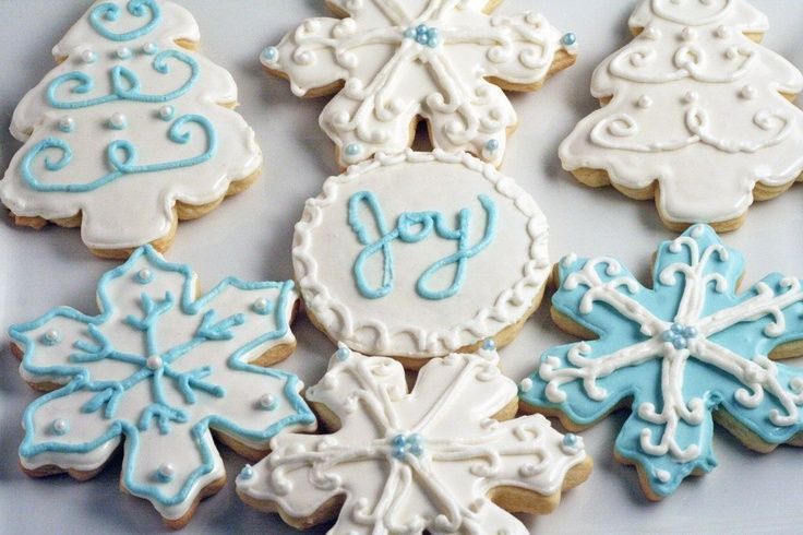 Decorated Christmas Sugar Cookies