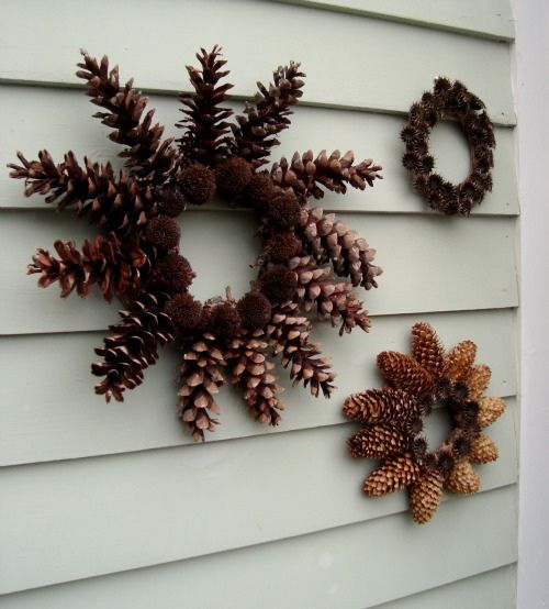Pinecone wreaths