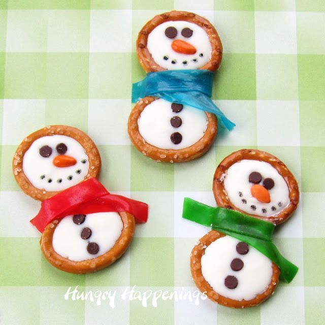 Μπισκότα χιονάνθρωποι