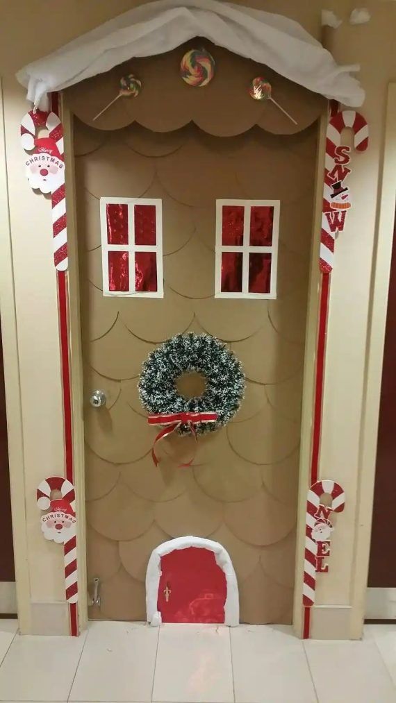 Ιδέες για χριστουγεννιάτικες πόρτες!