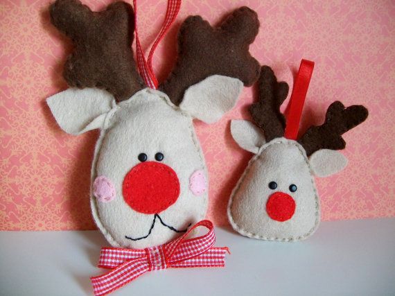 Φτιάξε μόνη σου Χριστουγεννιάτικα στολίδια από τσόχα