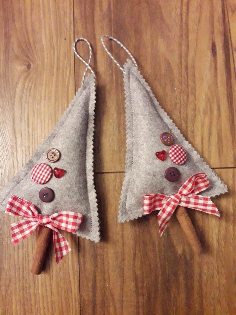 Φτιάξε μόνη σου Χριστουγεννιάτικα στολίδια από τσόχα