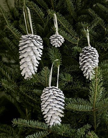 Ιδεες για χριστουγεννιατικη διακοσμηση με κουκουναρια!