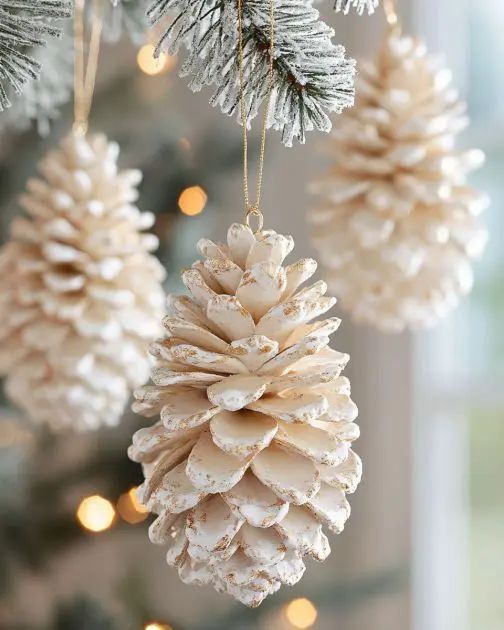 Ιδεες για χριστουγεννιατικη διακοσμηση με κουκουναρια!