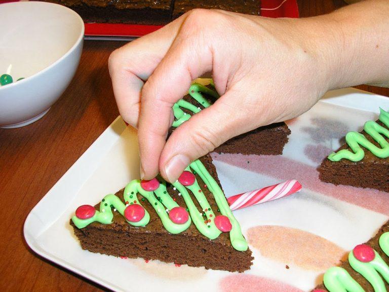 χριστουγεννιάτικα-δεντράκια-brownies-