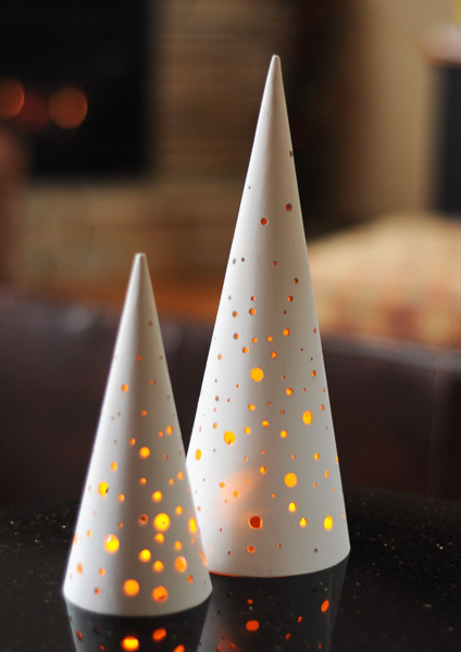 Perforated Christmas Tree Cones