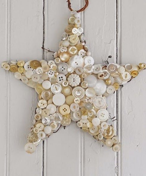 άσπρο-αστέρι-από-κουμπιά- άσπρο-αστέρι-από-κουμπιά-