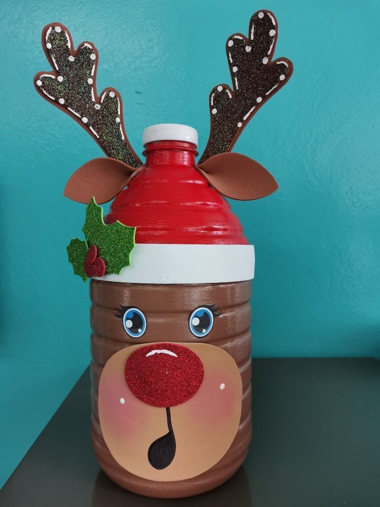 τάρανδος-από-πλαστικό-μπουκάλι-