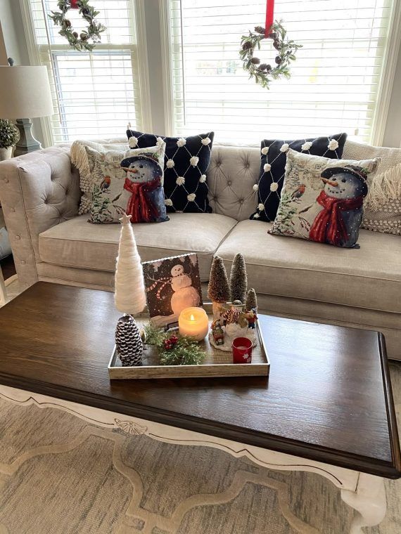 55 χριστουγεννιατικες ιδεες διακοσμησης για το σαλονι σας