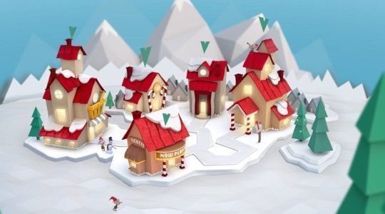 To χωριό του Άϊ Βασίλη στην εφαρμογή της Microsoft