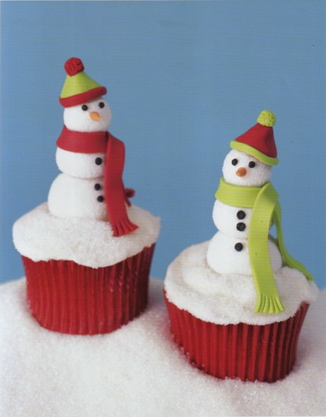 Ιδεες για Χριστουγεννιάτικα cupcakes