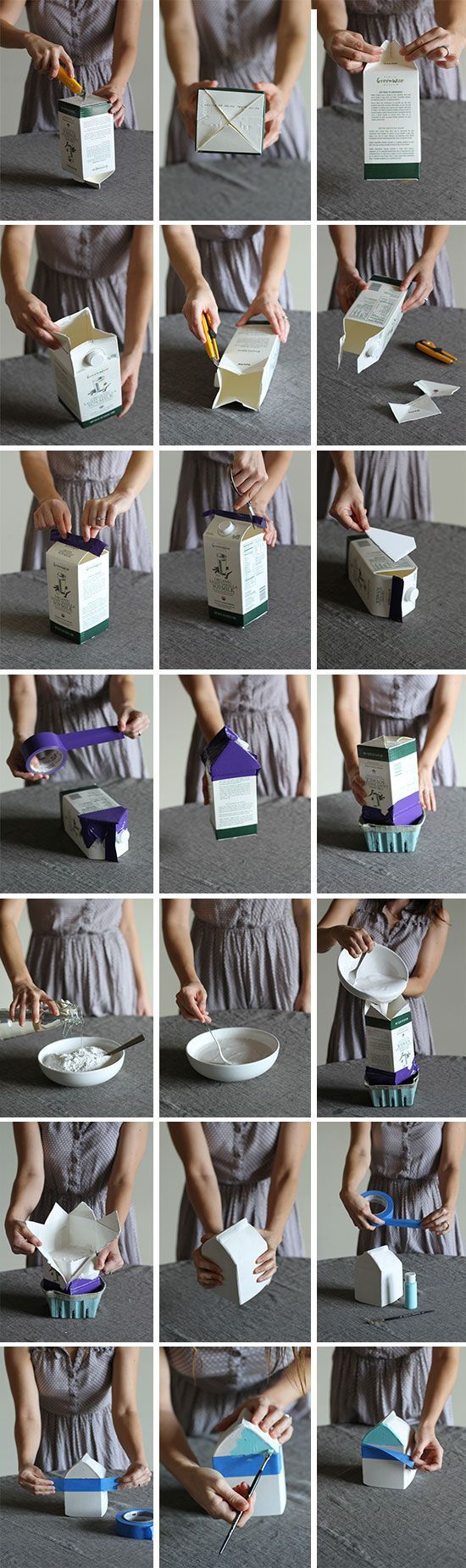 Φτιαξτε πανεμορφα Χριστουγεννιάτικα σπιτάκια και γουρια από πηλό