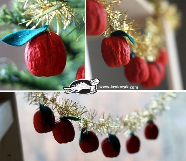 χριστουγεννιάτικα-στολίδια-από-καρύδια