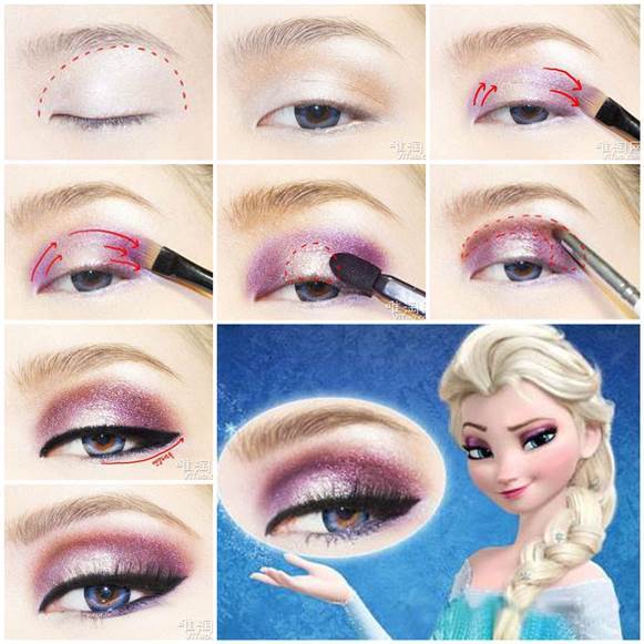 DIY Disney's Frozen Elsa Eyeshadow 3