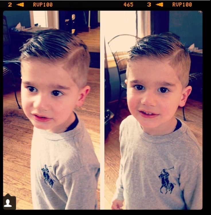 Maybe Riley will let us cut his hair this way?!?Stylish Little Boy Haircut #retro #oldschool #handsome