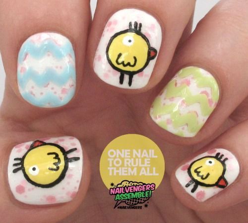 12 Easter Chick Nail Art Designs Ideas Trends Stickers 2015 5 12+ Easter Chick Nail Art Designs, Ideas, Trends & Stickers 2015