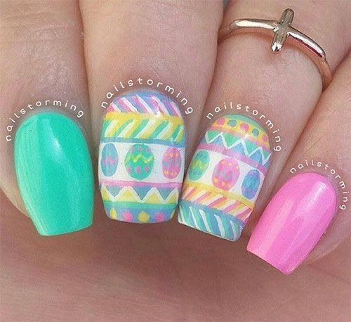 Cute Easter Gel Nail Art Designs Ideas Trends Stickers 2015 9 Cute Easter Gel Nail Art Designs, Ideas, Trends & Stickers 2015