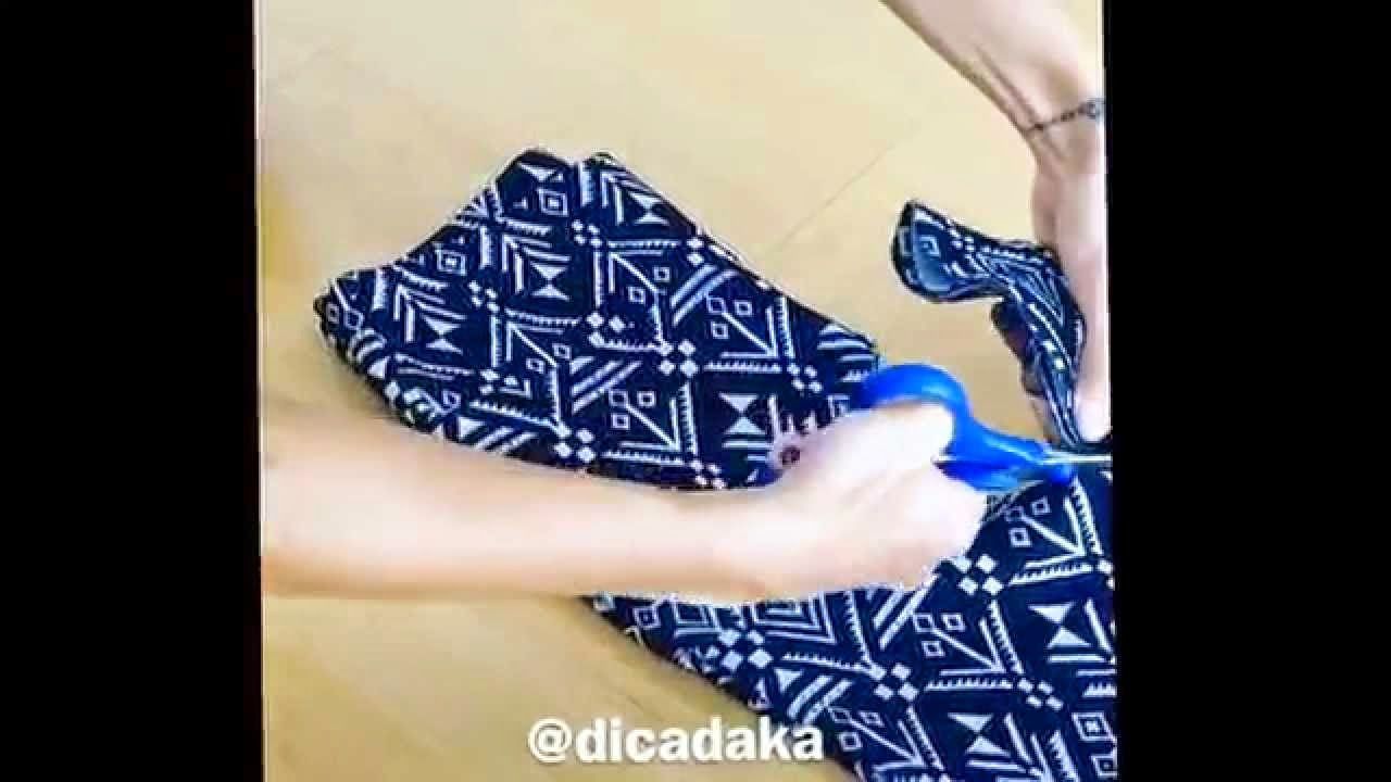 Κόβει ένα κομμάτι ύφασμα και το μετατρέπει σε κάτι Φανταστικο!Diy