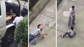 Βίντεο – σοκ: Πατέρας έδεσε το λαιμό του γιου του με σκοινί και τον τραβούσε σαν να είναι σκύλος για να τον τιμωρήσει