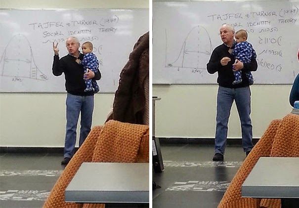Όταν το μωρό μιας φοιτήτριας άρχισε να κλαίει στην τάξη, ο καθηγητής της έκανε κάτι απρόσμενο! Όταν το μωρό μιας φοιτήτριας άρχισε να κλαίει στην τάξη, ο καθηγητής της έκανε κάτι απρόσμενο!