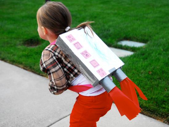 Recycled Jet Pack Costume
