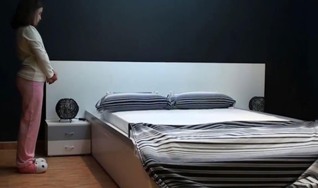 Το κρεβάτι που όλες οι νοικοκυρές θα θέλαμε να έχουμε!Δείτε το video και θα καταλάβετε γιατί!