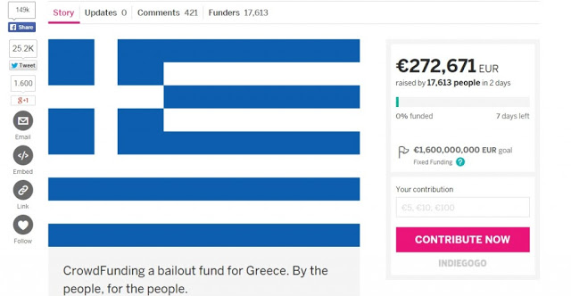 Πρωτοφανές: 29χρονος Βρετανός κάνει διαδικτυακό έρανο για να καλυφθεί το χρέος της Ελλάδας –Μέσα σε δυο μέρες έχουν συγκεντρωθεί 219.000 ευρώ