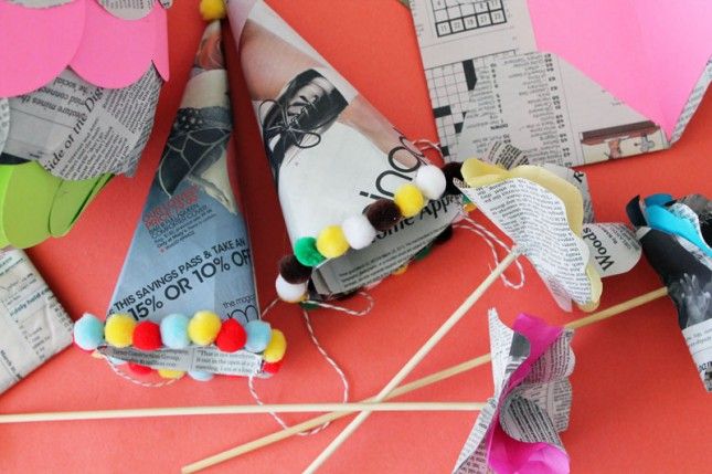 12 χειροποίητες κατασκευές από εφημερίδες