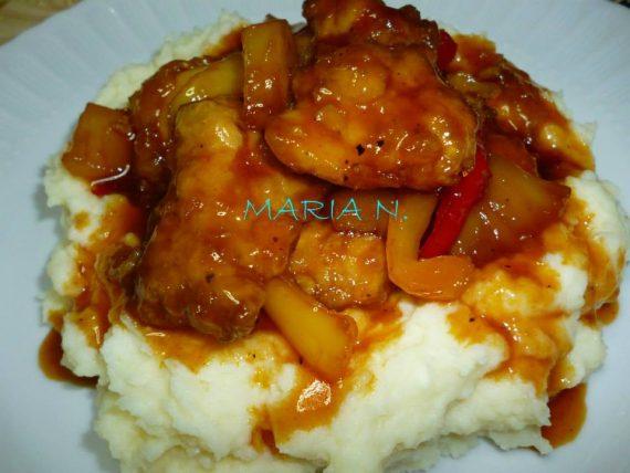 Συνταγή για γλυκόξινο κοτόπουλο