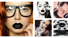 Η νέα τάση στα χείλη.Black lips make up και tips για να πετύχεις το τέλειο dark look