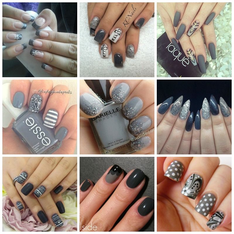 Grey nails 2