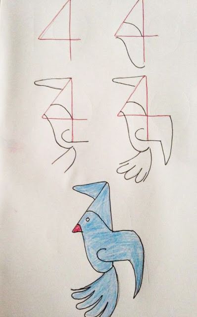 Πως να μάθετε στα παιδιά σας τους αριθμούς ζωγραφίζοντας. (6)