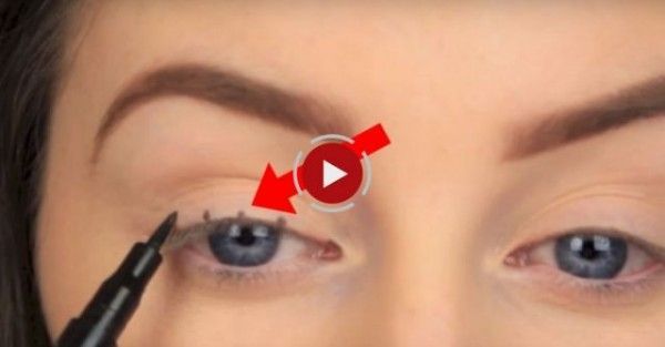 πέτυχε την τέλεια γραμμή eyliner για γατίσιο μάτι με αυτή την νέα τεχνική! ΒΙΝΤΕΟ