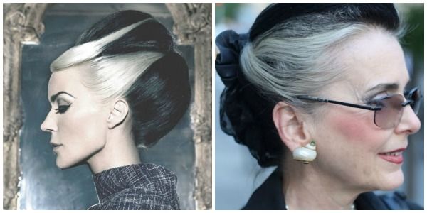 Ασπρόμαυρα μαλλιά!Ένα ιδιαίτερο στυλ των δύο άκρων στο μαλλί σας! 3