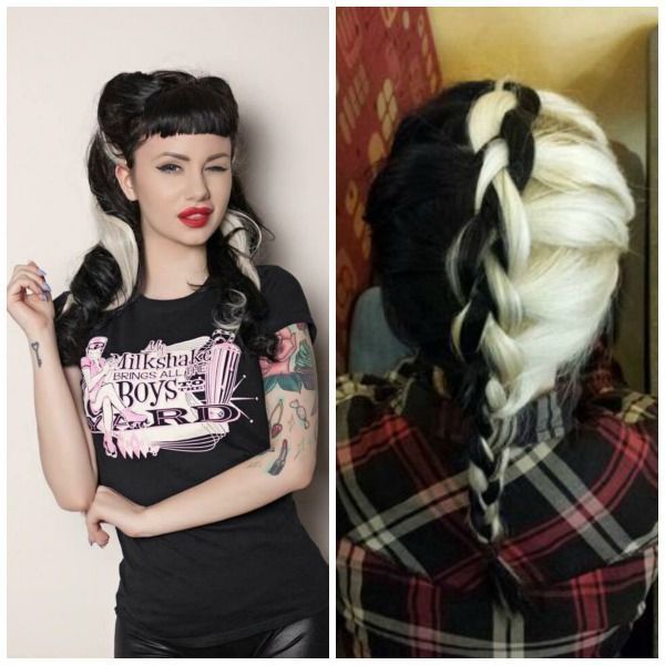 Ασπρόμαυρα μαλλιά!Ένα ιδιαίτερο στυλ των δύο άκρων στο μαλλί σας! 4